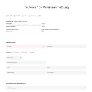 Online Vereinsanmeldung Teutonia 10